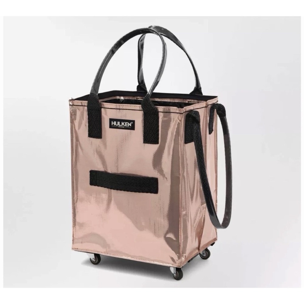 Brand New HULKEN Original Rolling Tote Bag Medium Rose Gold (Sealed) NEW IN BOX